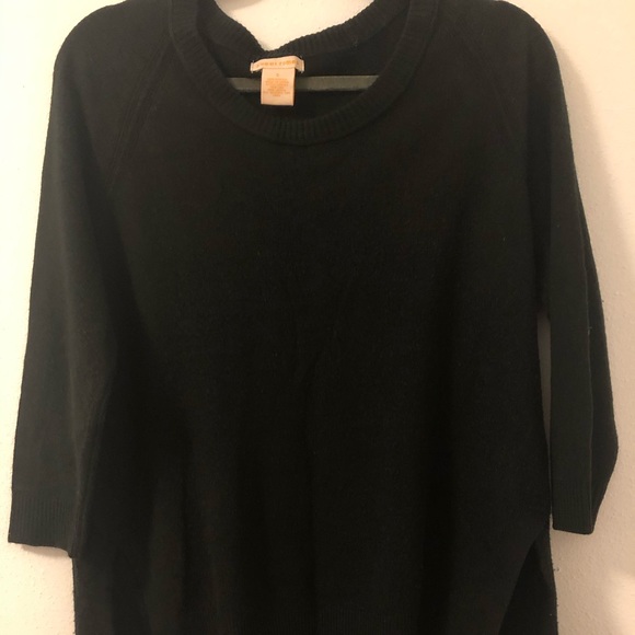 Black sweater with 3/4 sleeves from Nordstrom - Picture 2 of 2